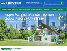 Tablet Screenshot of honter.pl