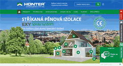 Desktop Screenshot of honter.cz